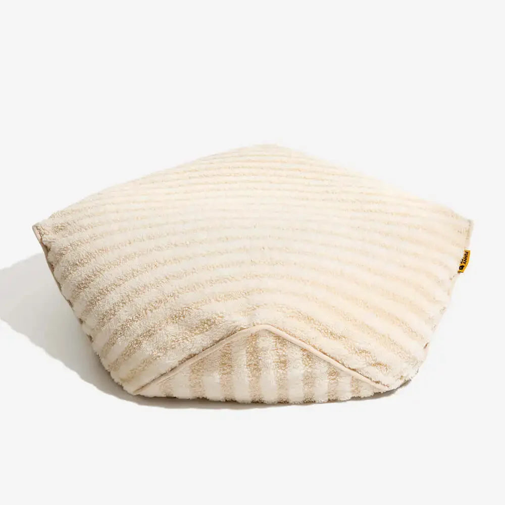 Striped Polygonal Dog Bed