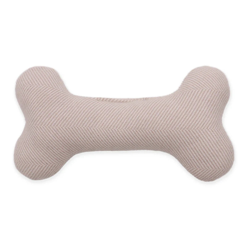 Plush Squeaky Bone Toy