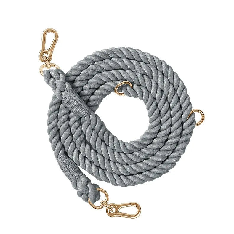 Handmade Rainbow Rope Leash