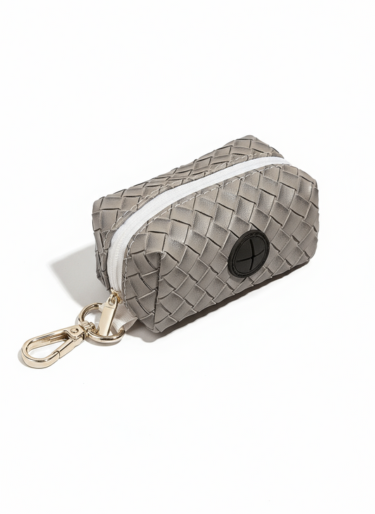 Stylish PU Leather Dog Poop Bag Holder