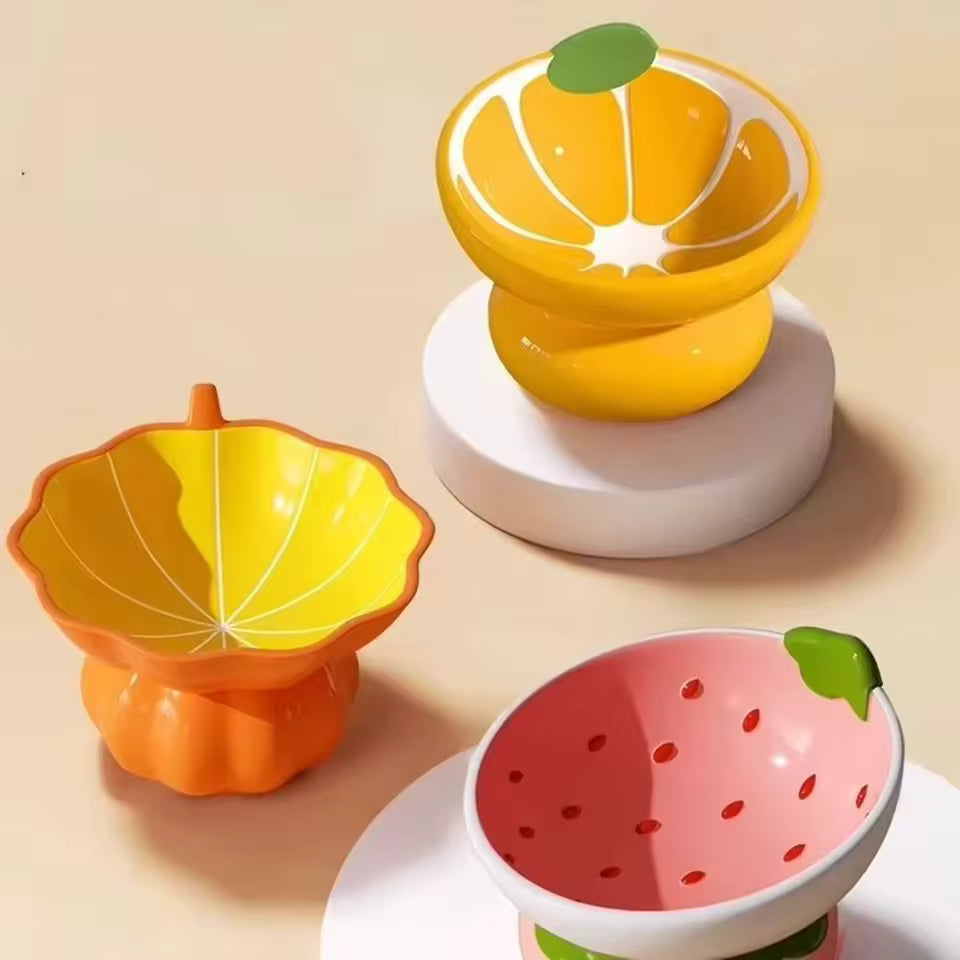 Ceramic Elevated Fruit Bowl