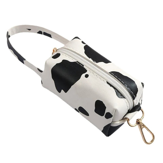 Cow Print Waste Bag Holder
