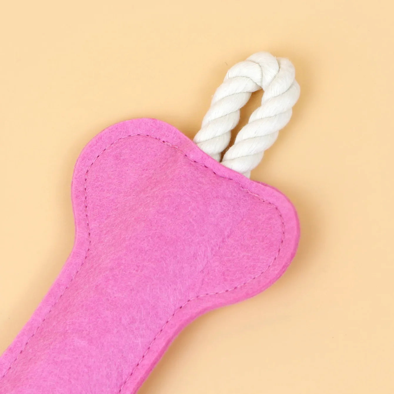 Plush Squeaky Dog Bone Toy