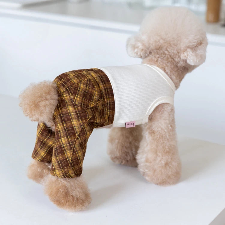 Preppy Dog Jumpsuit or Dress