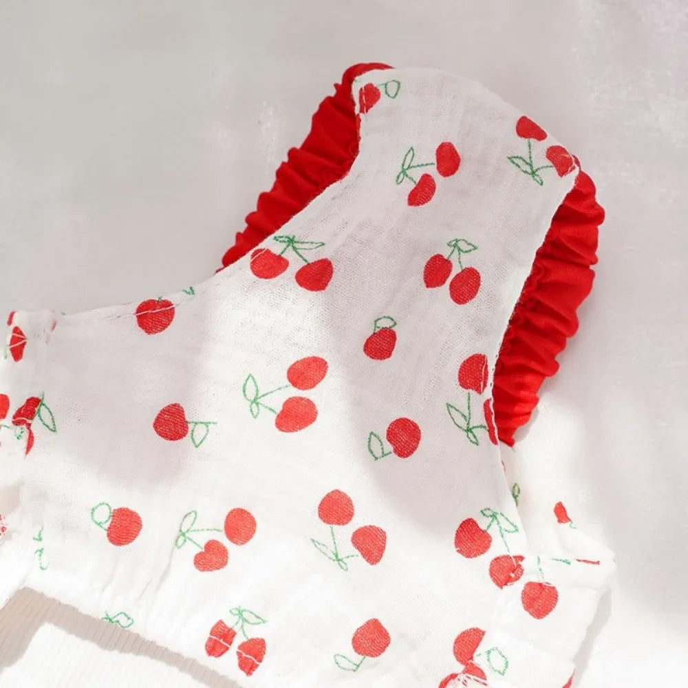 Cherry Print Summer Dress