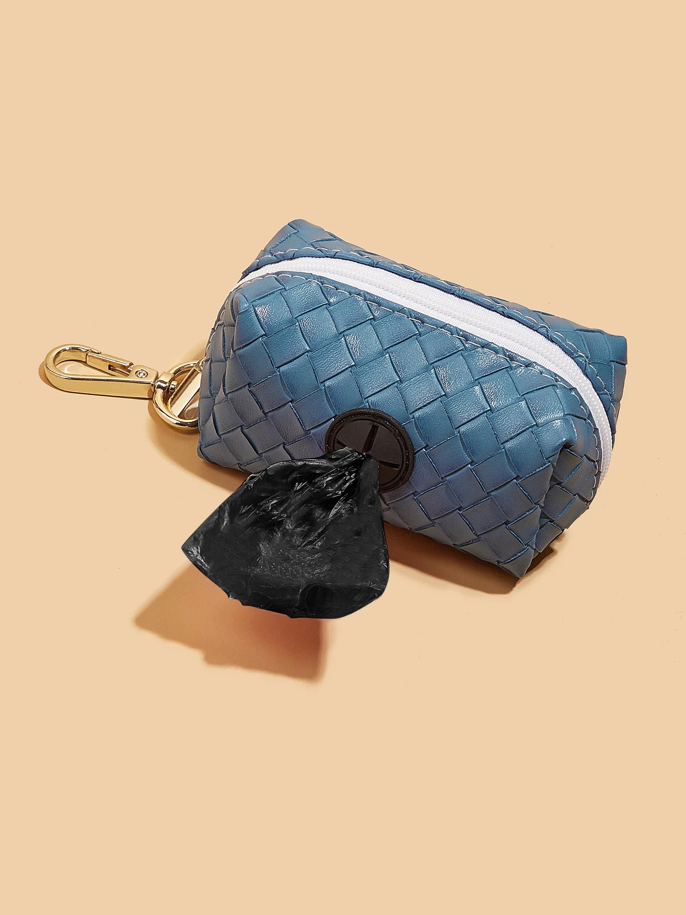 Stylish PU Leather Dog Poop Bag Holder