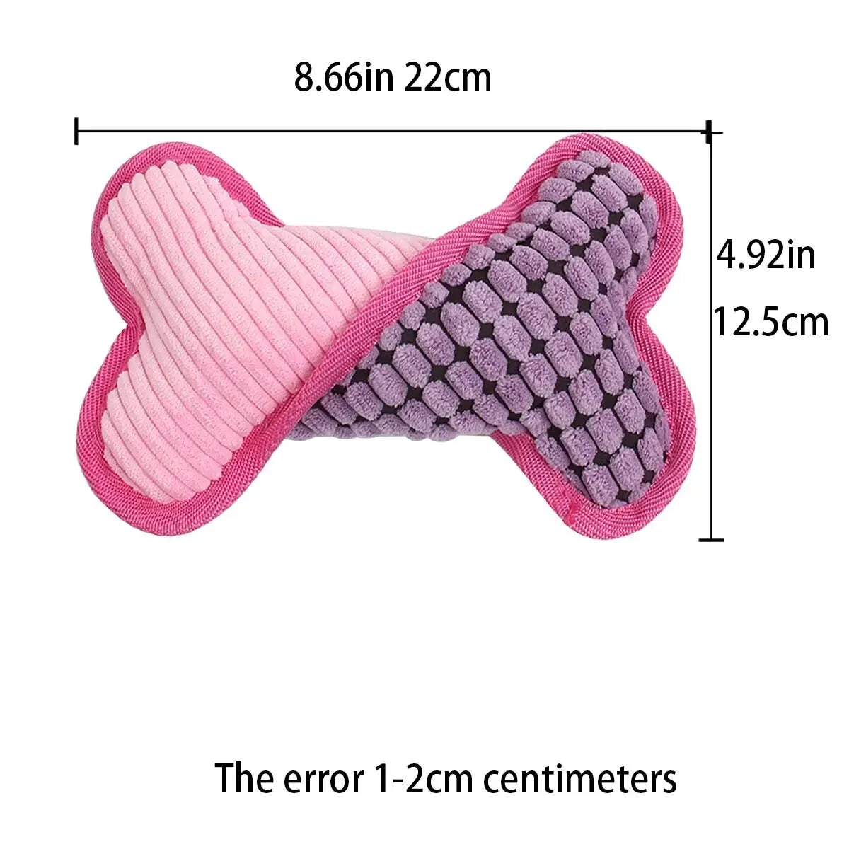 FuzzyFun Bone Squeak Toy