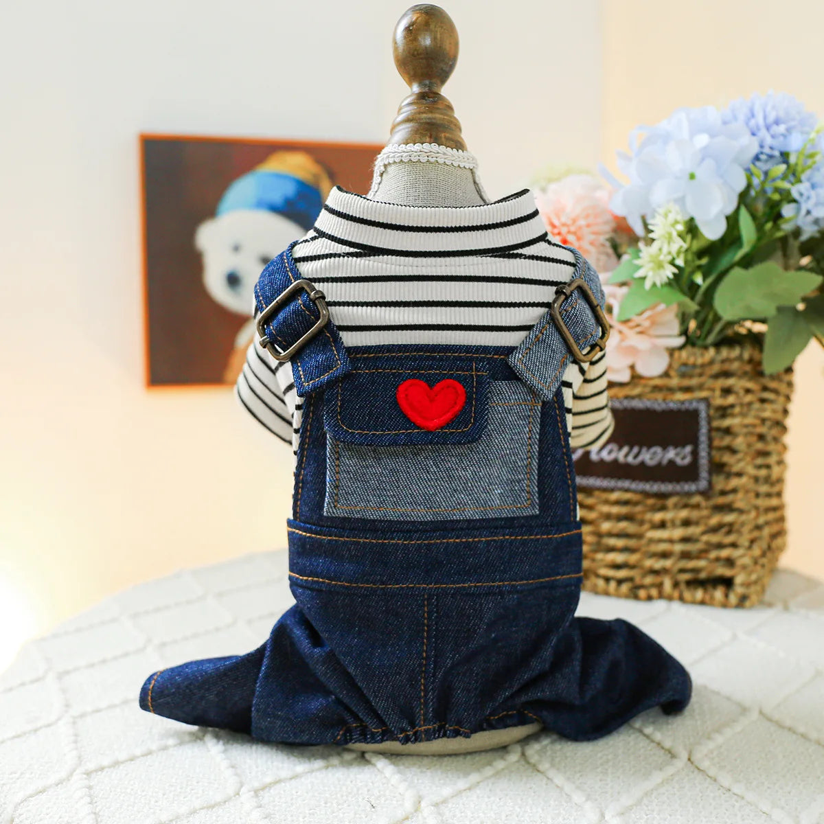 Love Pullover & Denim Overall