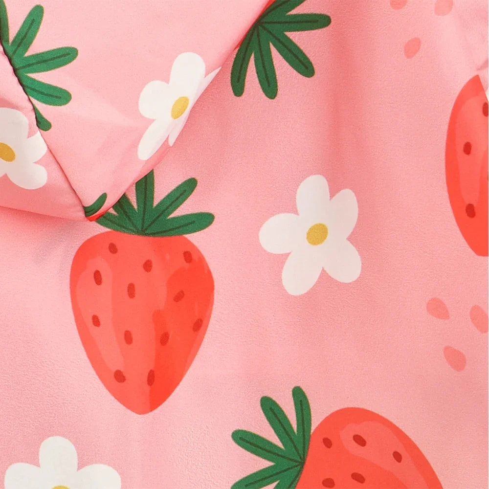 Waterproof Strawberry Raincoat