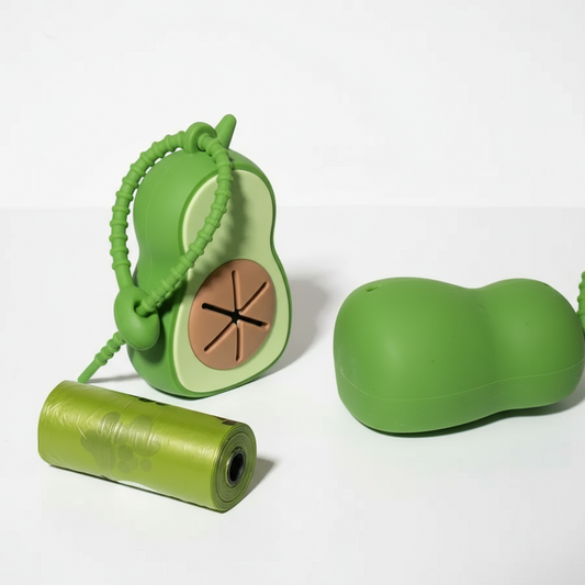 Avocado-Shaped Dog Waste Bag Dispenser