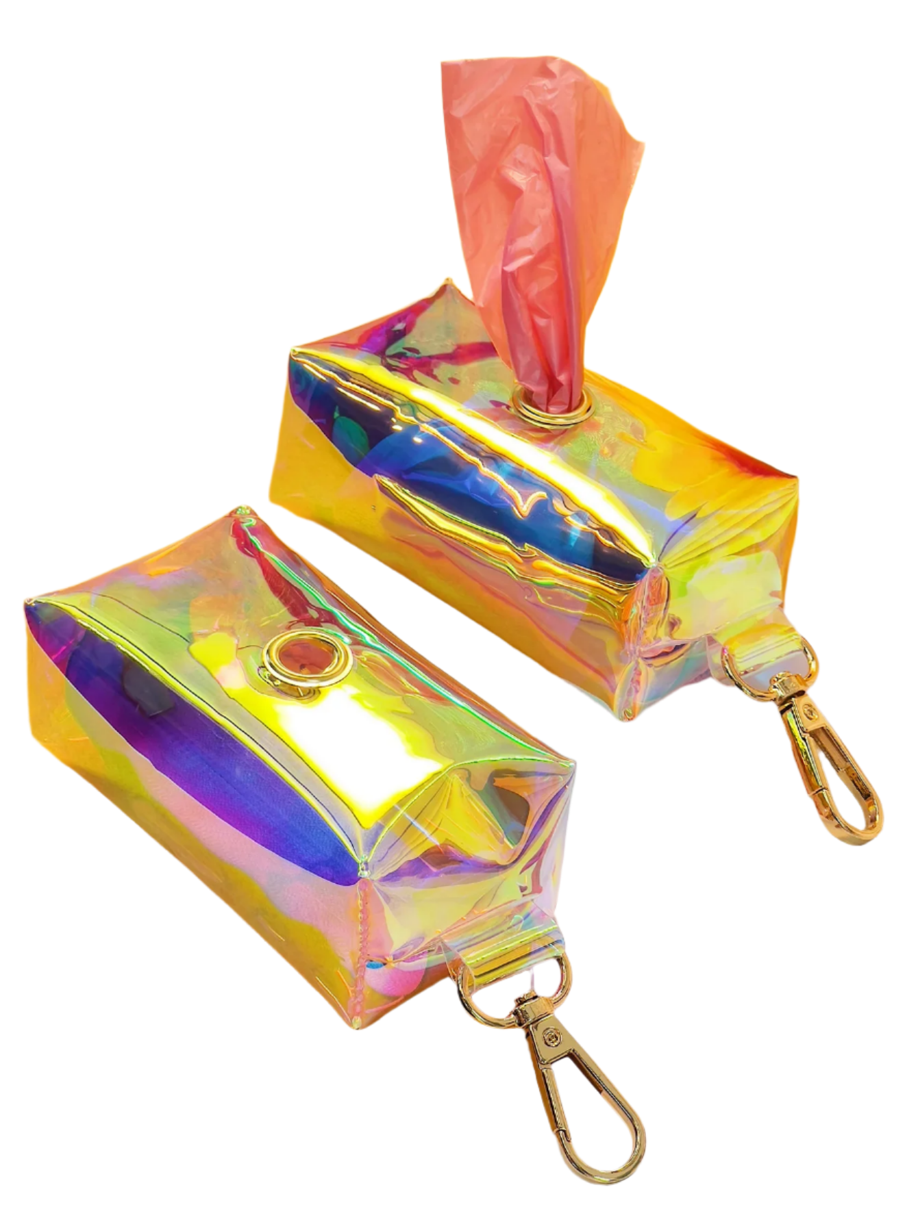 Rainbow Iridescent Waste Bag Holder