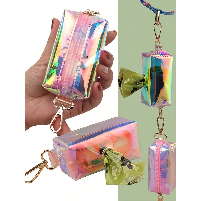 Rainbow Iridescent Waste Bag Holder