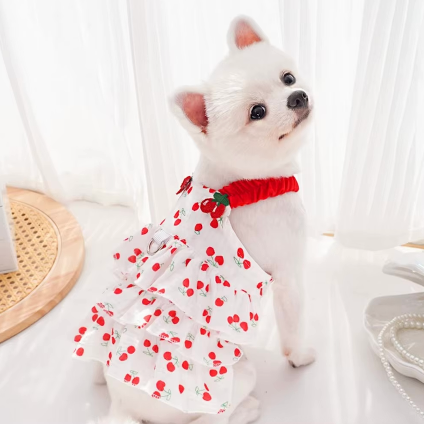 Cherry Print Summer Dress