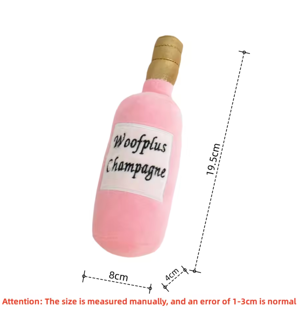WoofFizz Champagne Plush Toy