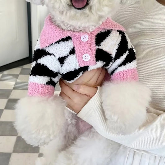 The Pink Diamond Collar Sweater