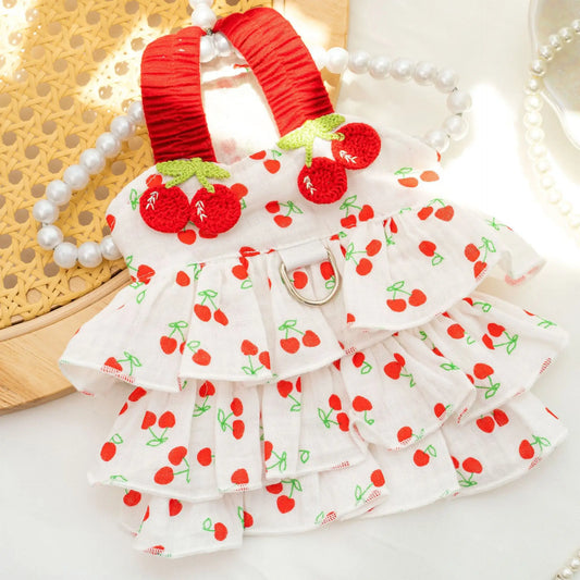 Cherry Print Summer Dress