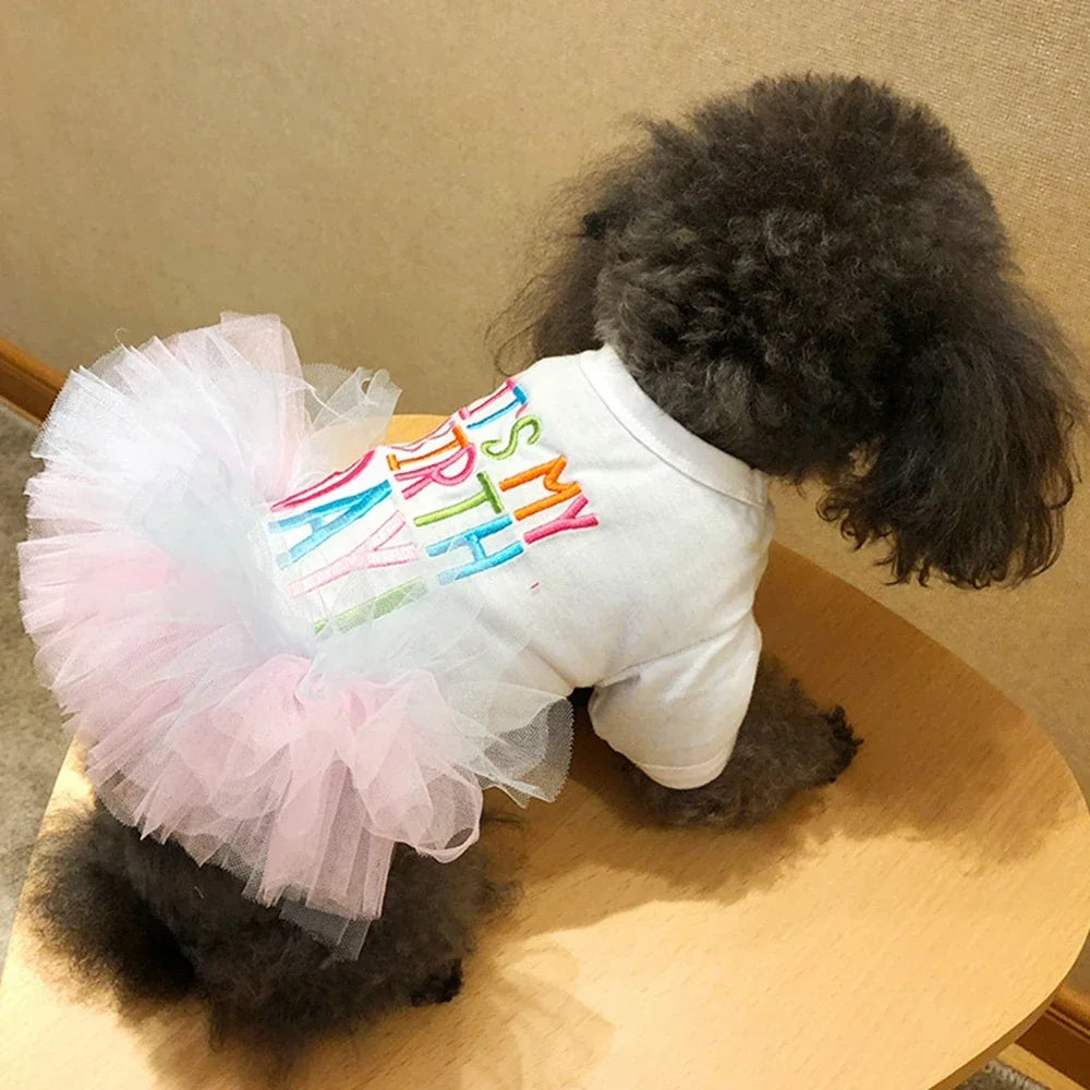 Princess "It's My Birthday" Dog Dress