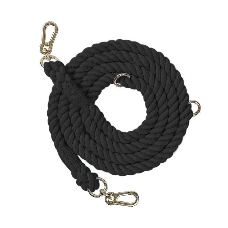 Handmade Rainbow Rope Leash