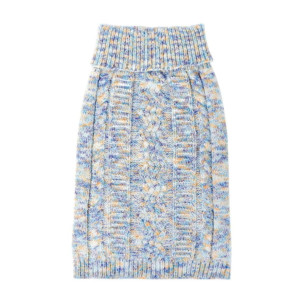 Cozy Cable Pup Sweater