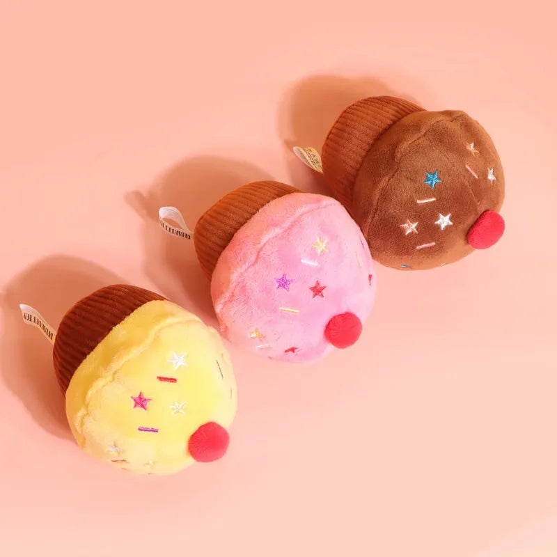 The Sweet Cupcake Squeaky Toy
