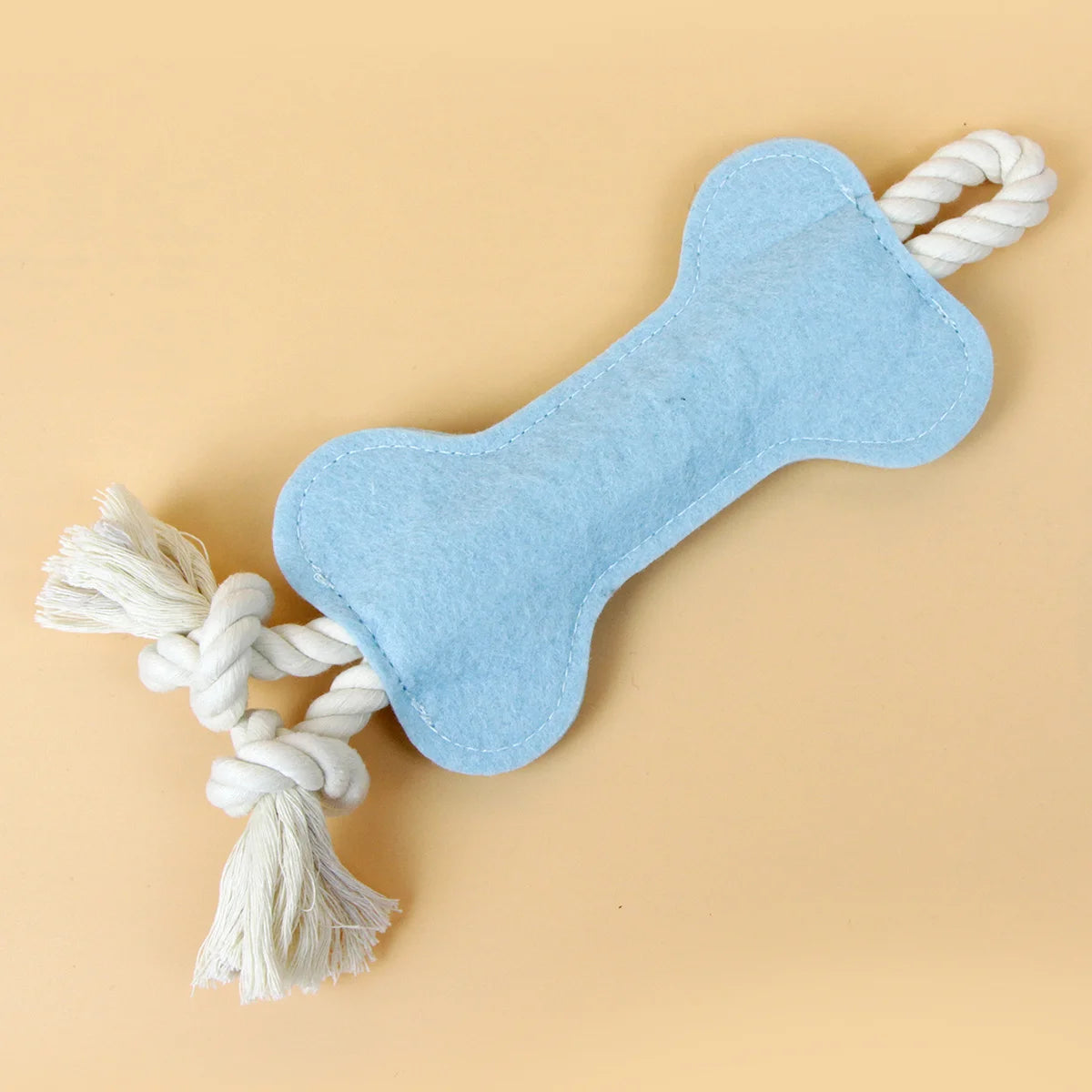 Plush Squeaky Dog Bone Toy