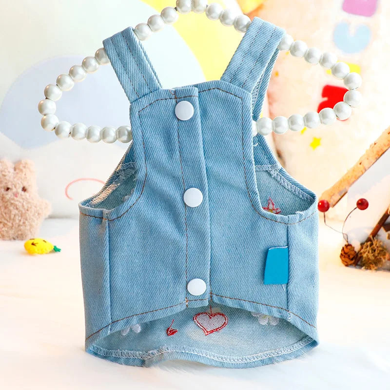 The Denim Blossom Dress