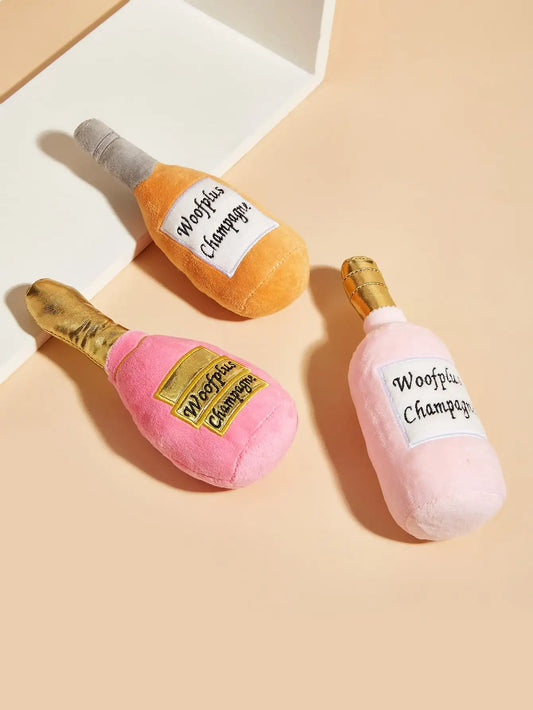 WoofFizz Champagne Plush Toy