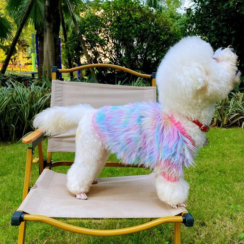Rainbow Fluffy Sweater
