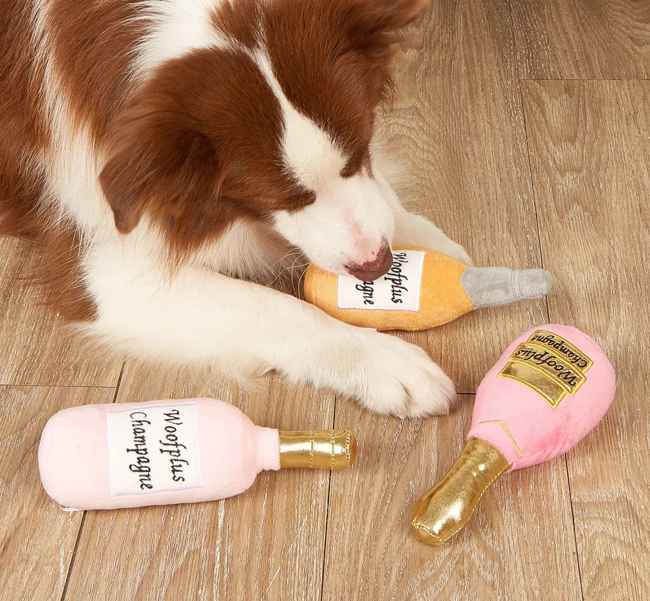 WoofFizz Champagne Plush Toy