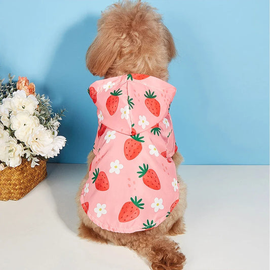 Waterproof Strawberry Raincoat