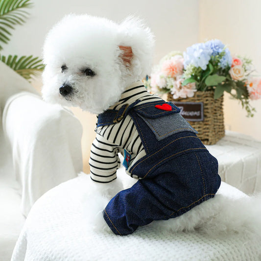 Love Pullover & Denim Overall