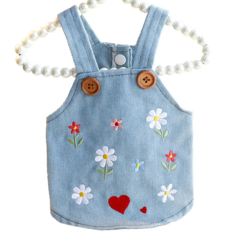 The Denim Blossom Dress