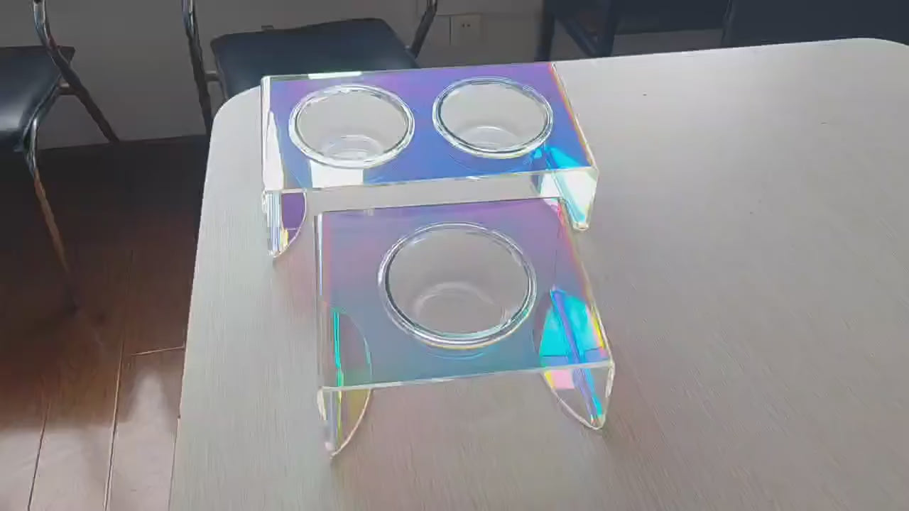Iridescent Feeding Bowl